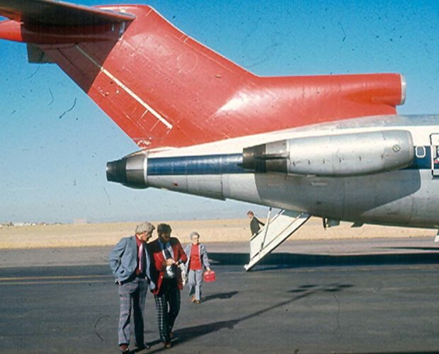 Boeing 727 avec la sortie de queue caractéristique où le célèbre DB Cooper a sauté.
Avec l’aimable autorisation de Mr R. W. RYNERSON