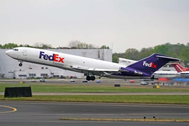Le Boeing 727 N481FE de la FedEx au décollage
Avec l’aimable autorisation de Mr Woody HATCHETT