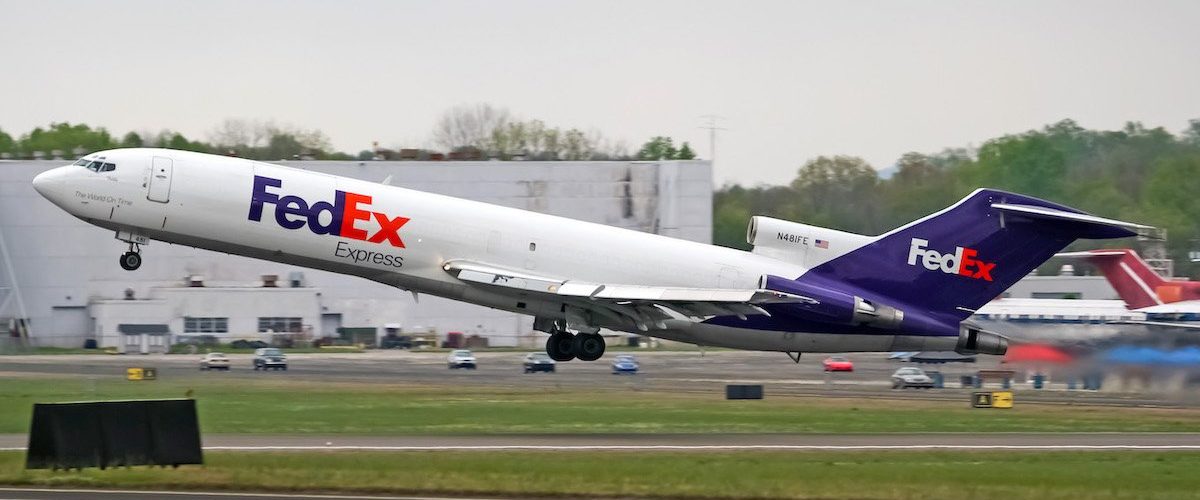 Le sens du devoir : le Boeing 727 au service de FedEx ( Autorisation de Woody Hatchett)